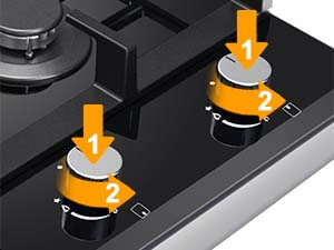 topstrong 2 banner gas cooktop knob control