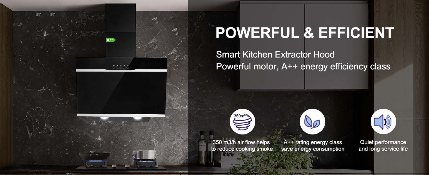 topstrong 4060 cooker hood A++ energy efficiency class