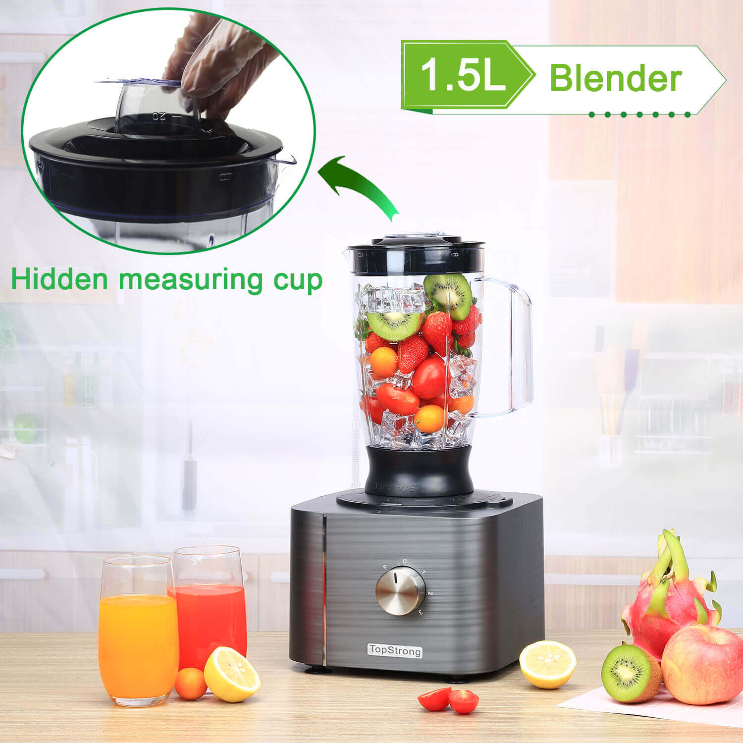 Blenders can make fruit shakes and smoothies