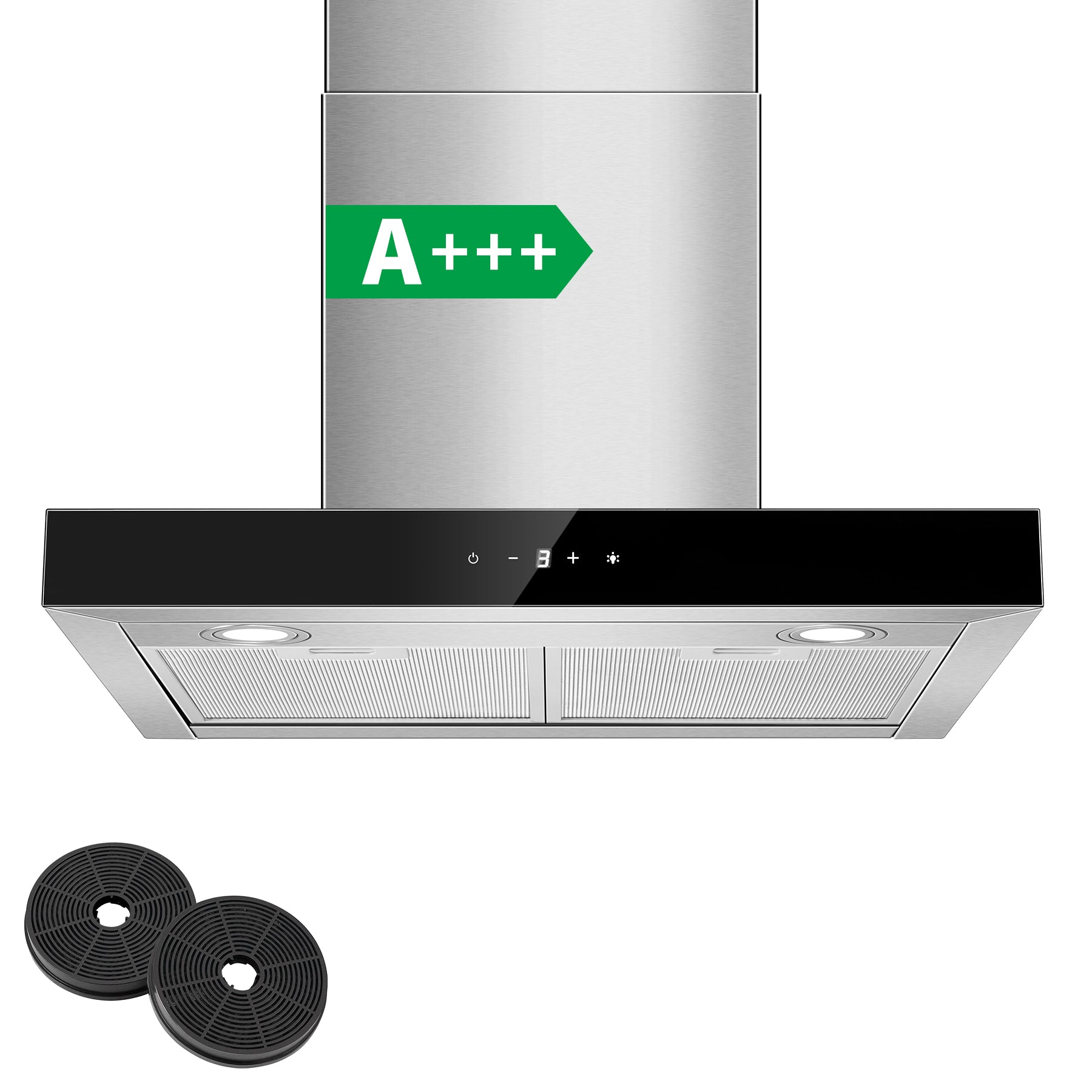 UKTTAB6- Cooker Hood 450m³/h 60 cm Kitchen Extractor Fan Energy Class A+++