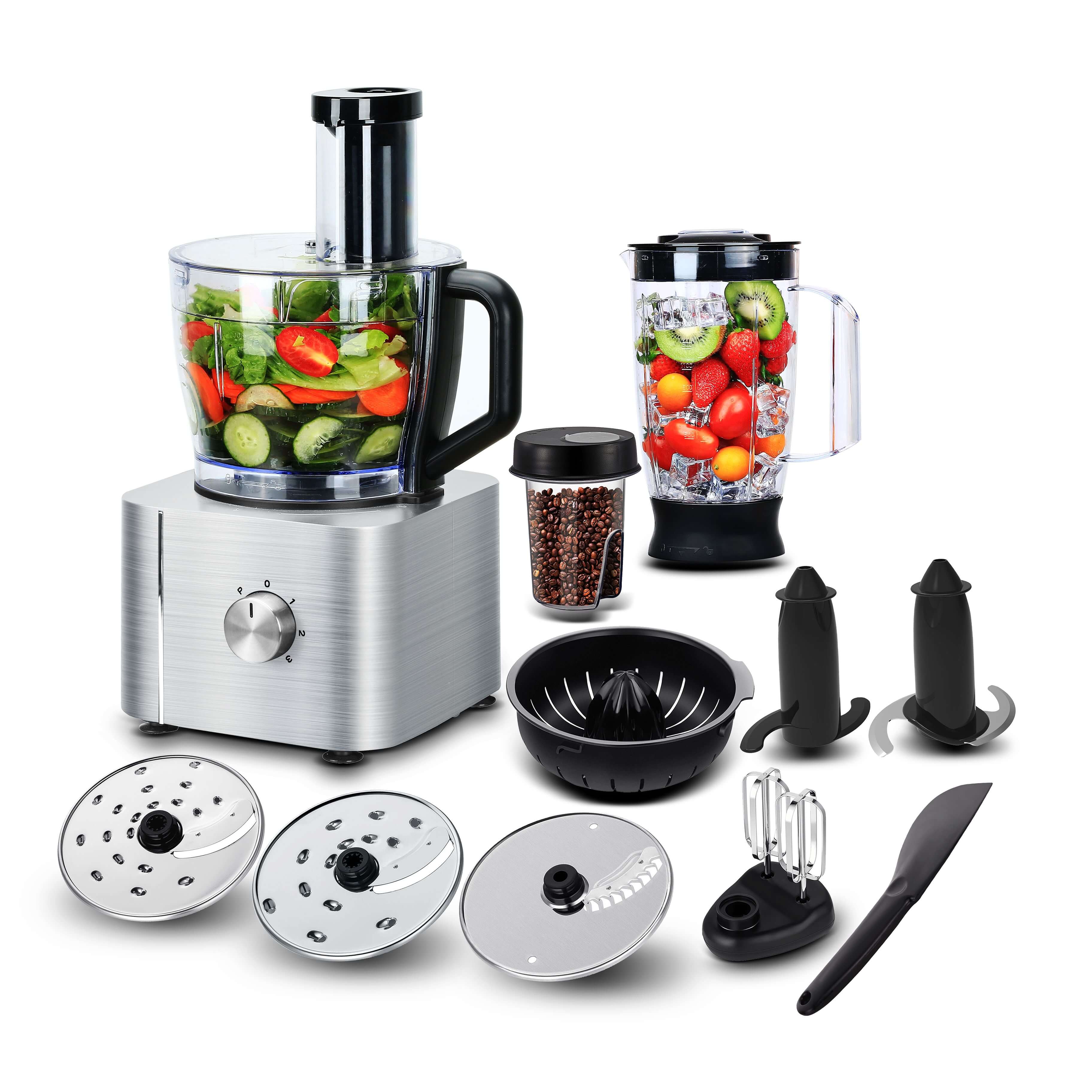 topstrong 11-in-1 multifunction food processor, 3.2 L Bowl and 1.5L Jug Blender