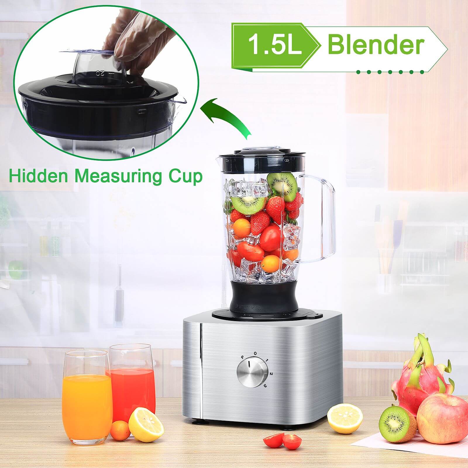 Blenders can make fruit shakes and smoothies