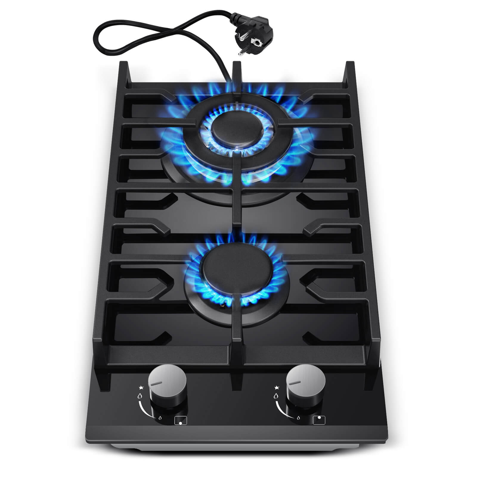 Topstrong 30cm built-in 2 burner gas cooktop with FFD, 5200w