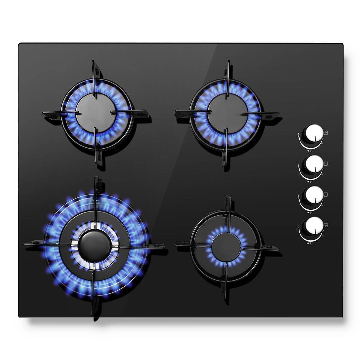 Topstrong 60cm built-in 4 burner gas cooktop with FFD, 8000w