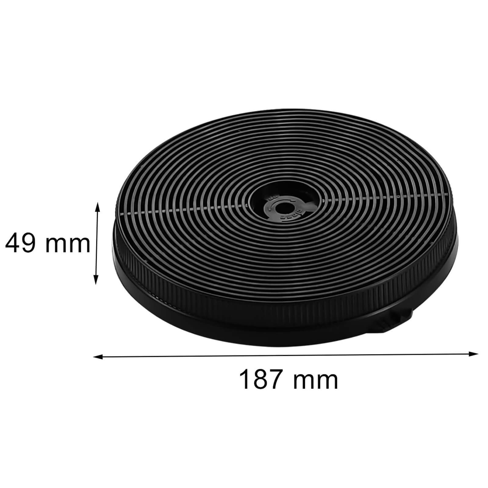 YYCF-WH01 Carbon Filters for Cooker Hood Compatible with Model YYUKWH-0460 2 Pieces