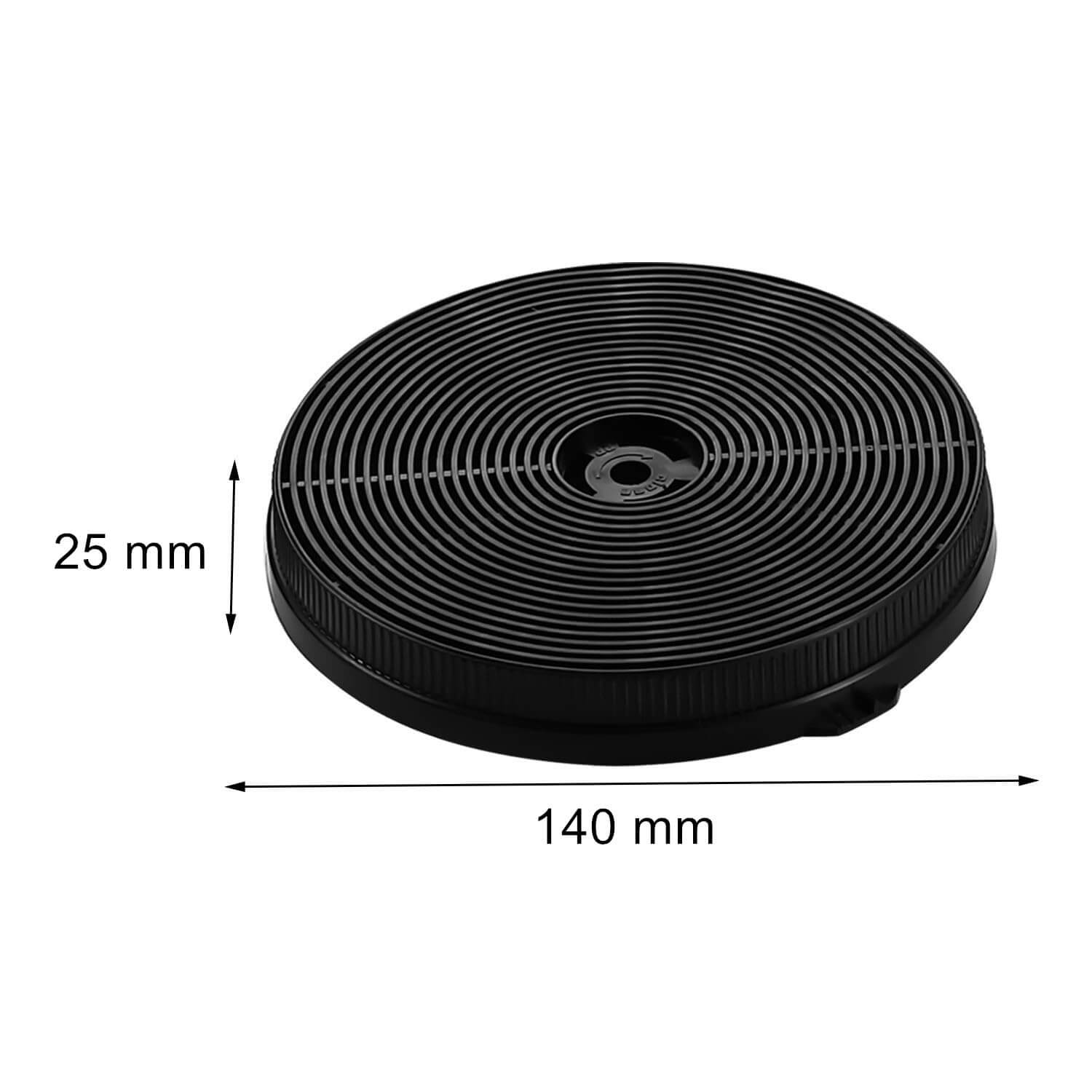 YYCF-WH02 Carbon Filters for Cooker Hood Compatible with Model YYUKWH-4060, 2 Pieces