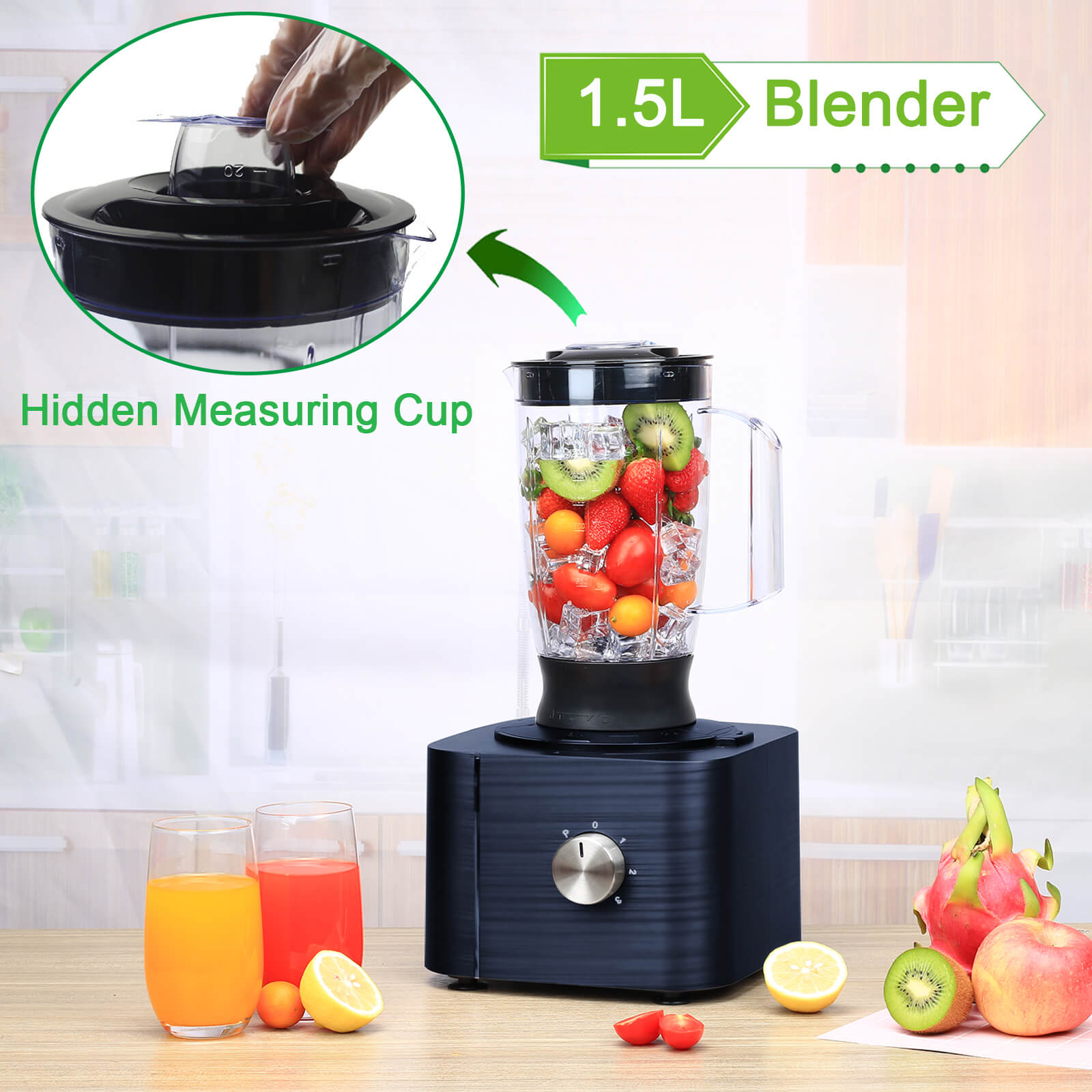 Blenders can make fruit shakes and smoothies